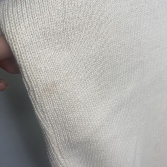 Vintage Andrew Rohan Cincinnati Reds V Neck Mlb Sweater Size 2XL  USA Cream - Picture 11 of 11